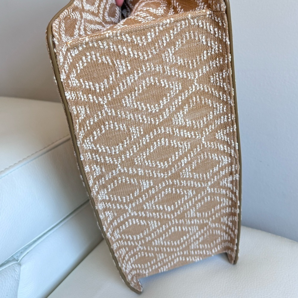 NWT MAJE Patterned Tote in Tobacco - Picture 12 of 15